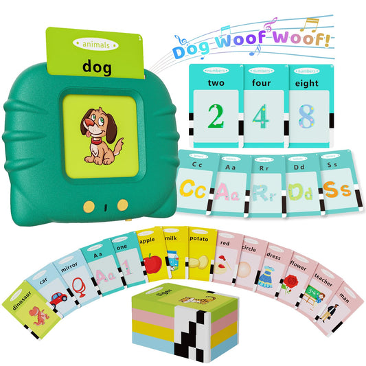 Aullsaty toddler flash cards cat reader for engaging early learning