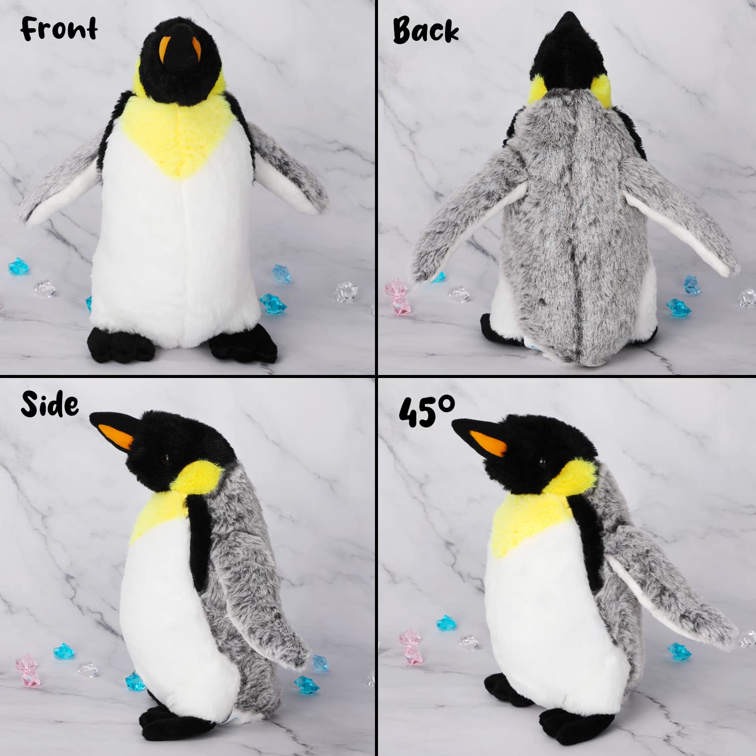 AULUDA penguin plush office desk decoration adds whimsy
