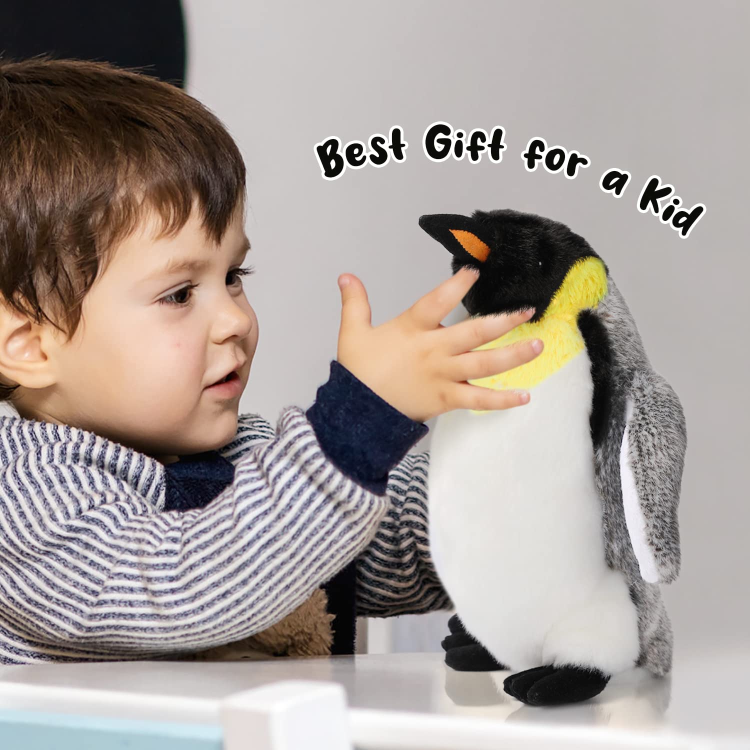 AULUDA penguin plush texture detail showing soft plush fabric