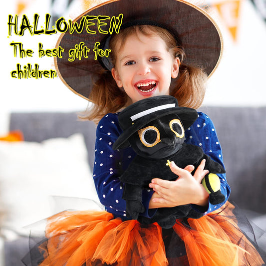AULUDA plague doctor plush with lantern, decorative touch and comforting night-time hug.