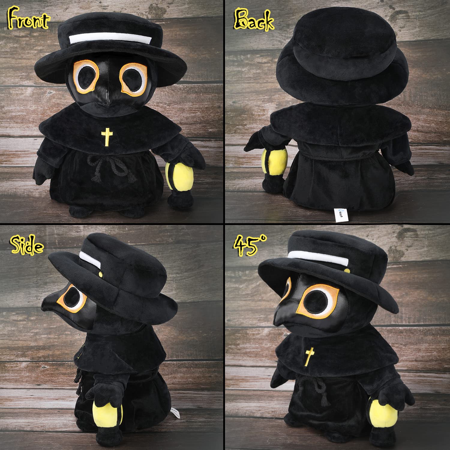 AULUDA plague doctor plush nursery decor, soft and imaginative play addition.