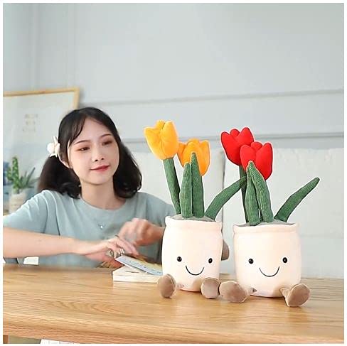 AULUDA Tulip Plush Toy in nursery decor, gentle cuddle friend