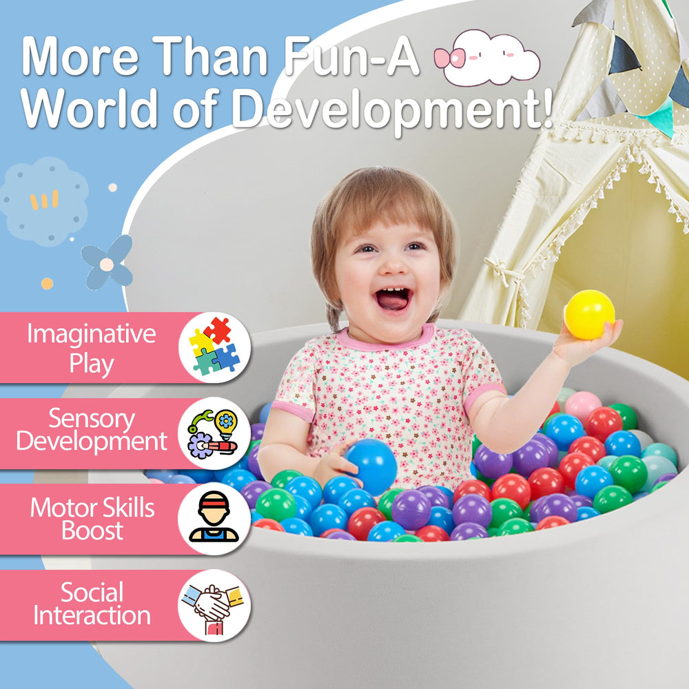 Aunekiv ball pit CPC-certified quality ensures a trusted gift for children.
