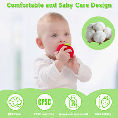 Auney Montessori-inspired toys aid hand-eye coordination development.