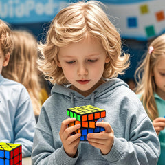 AuntyFey adult-solve cube with relaxed practice and mindful focus