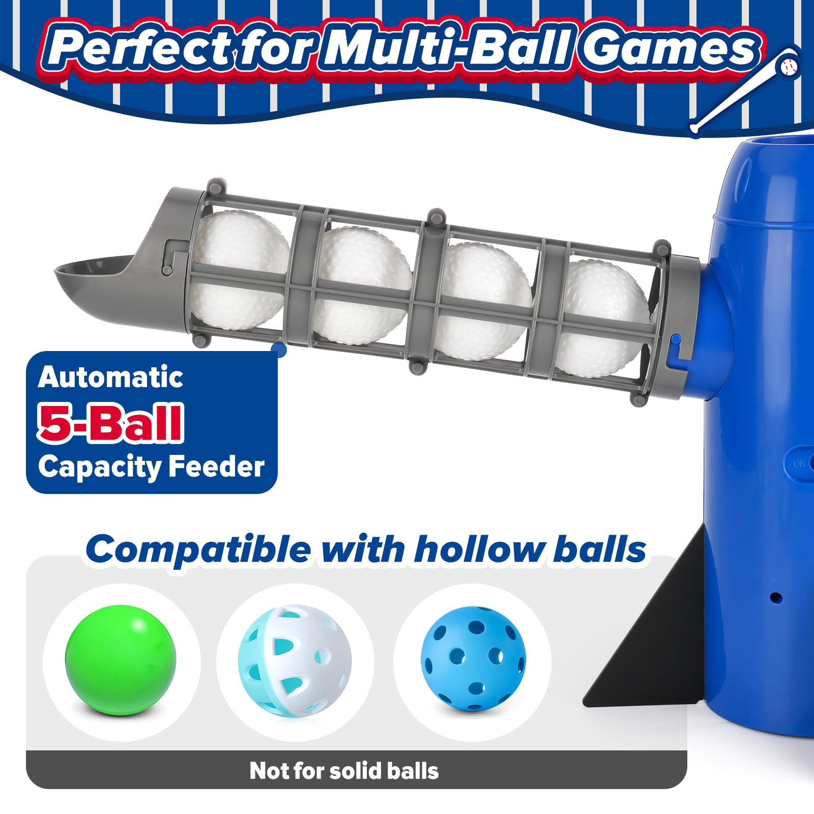 AuntyFey included bat with compact pitching set for practice