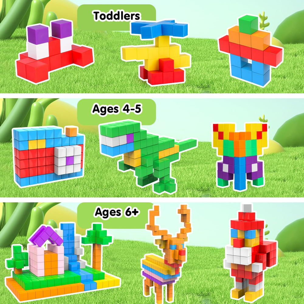 AuntyFey blocks with animal figures support imaginative storytelling and learning.