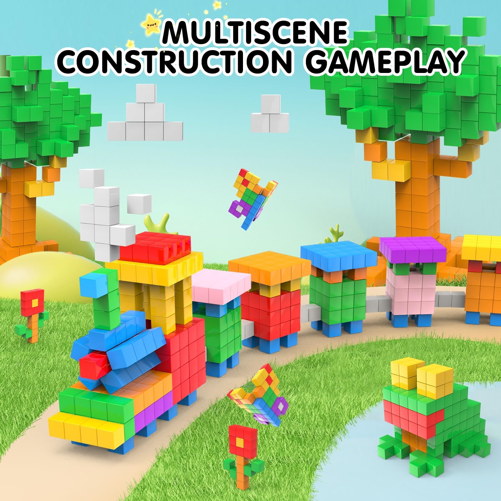 AuntyFey blocks form vehicles and constructions to boost spatial thinking.