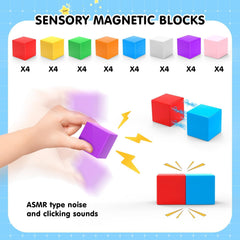 AuntyFey color-rich blocks support color recognition during playtime.