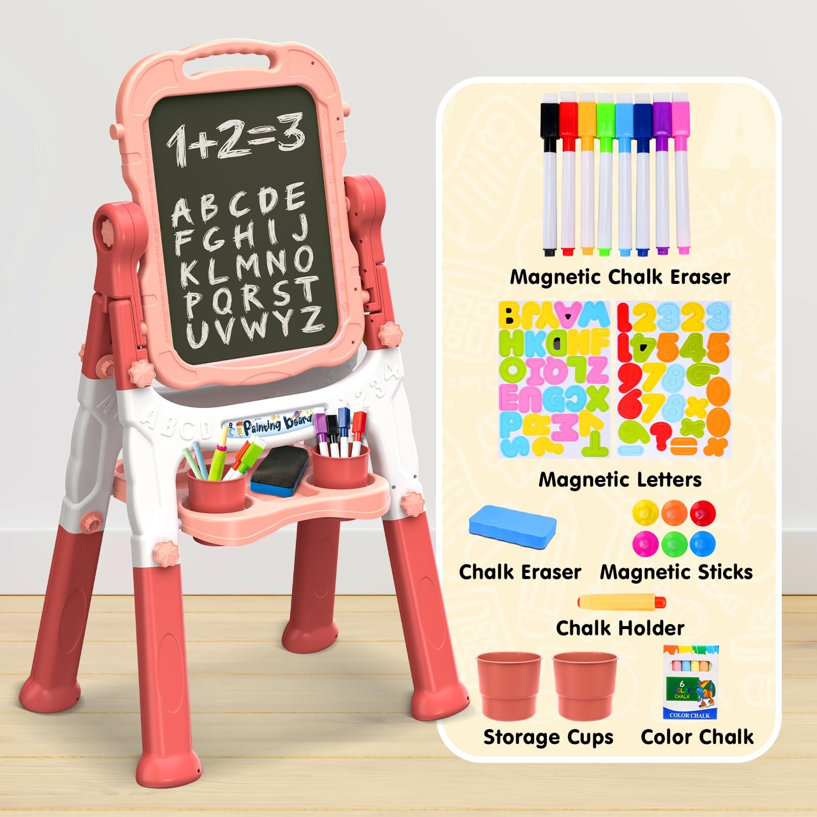 AuntyFey easel rotates 360 degrees for flexible art projects