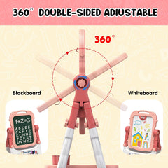AuntyFey easel is light and portable for home and outdoors