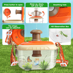 AuntyFey large bug cage keeps captured critters safe with airflow.