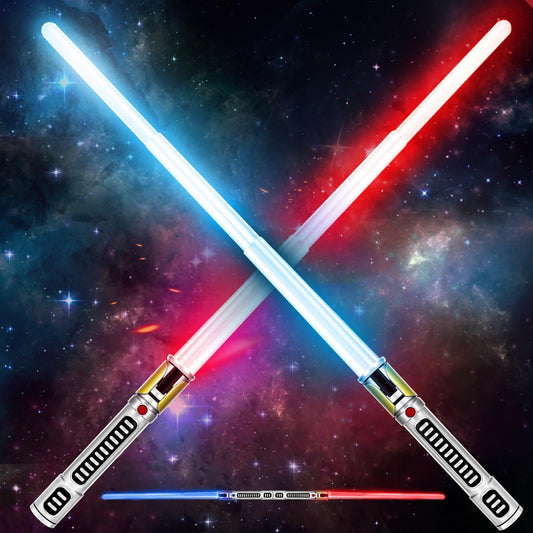 AuntyFey light up saber with dual blades for vivid cosplay battles.