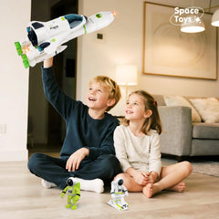 AuntyFey Rocket Ship Disassembly encourages hands-on learning through reassembly.