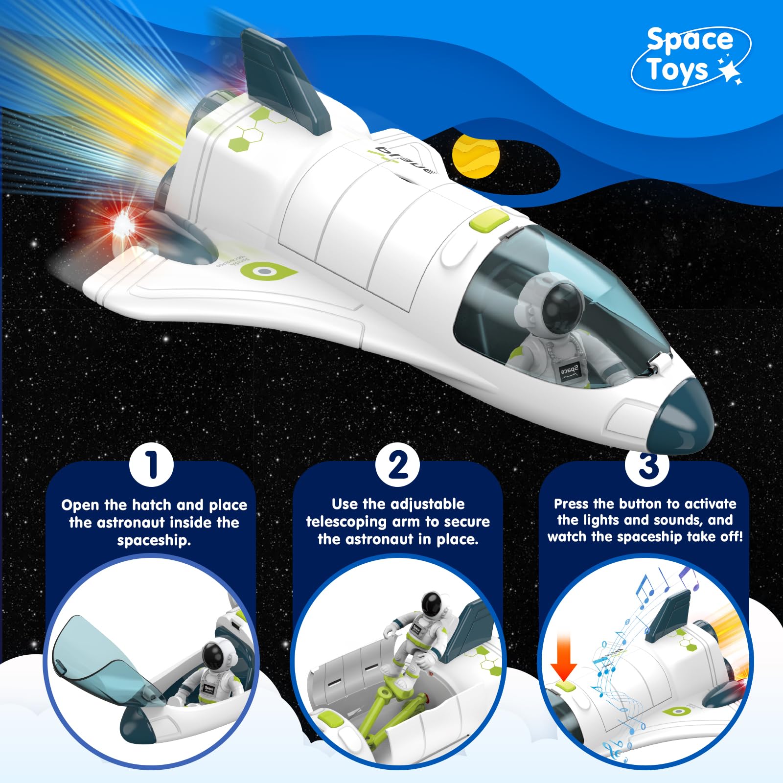 AuntyFey Space Glider provides dynamic flight-style play for curious minds.