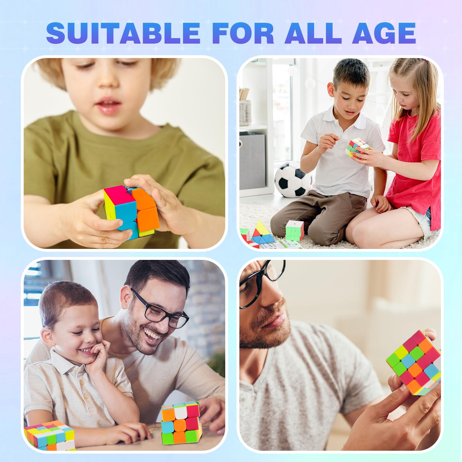 AuntyFey kids playing with cube, learning through play