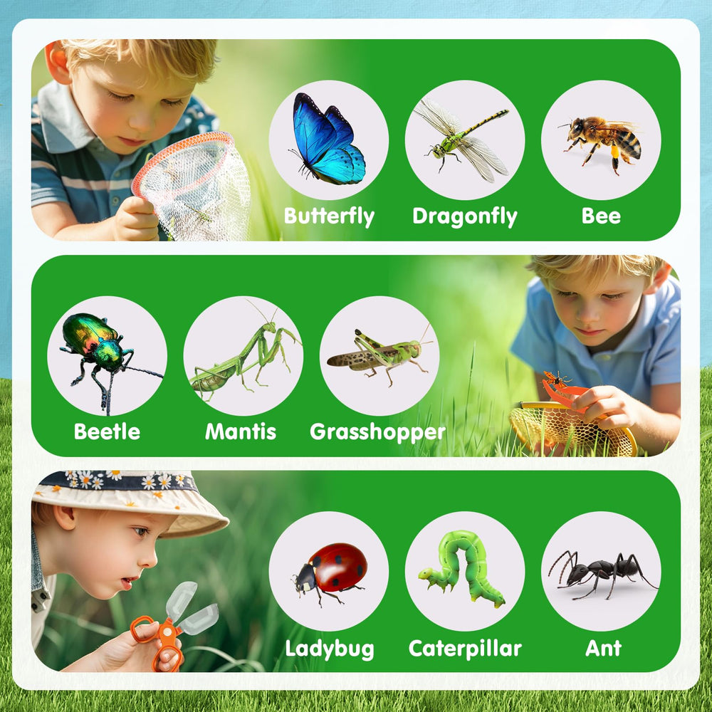 AuntyFey tweezers provide gentle grip for careful bug handling.