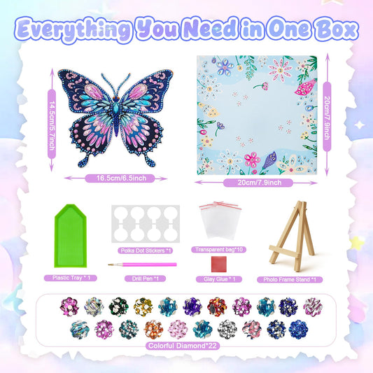AuraKoi diamond art kit features acrylic gems and rhinestones for a sparkling craft experience
