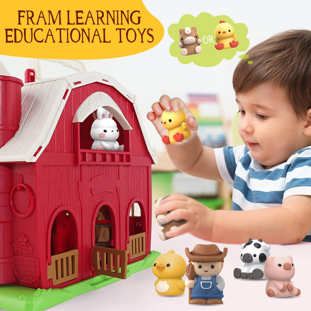 AuroTops cow finger puppet supports pretend farm chores
