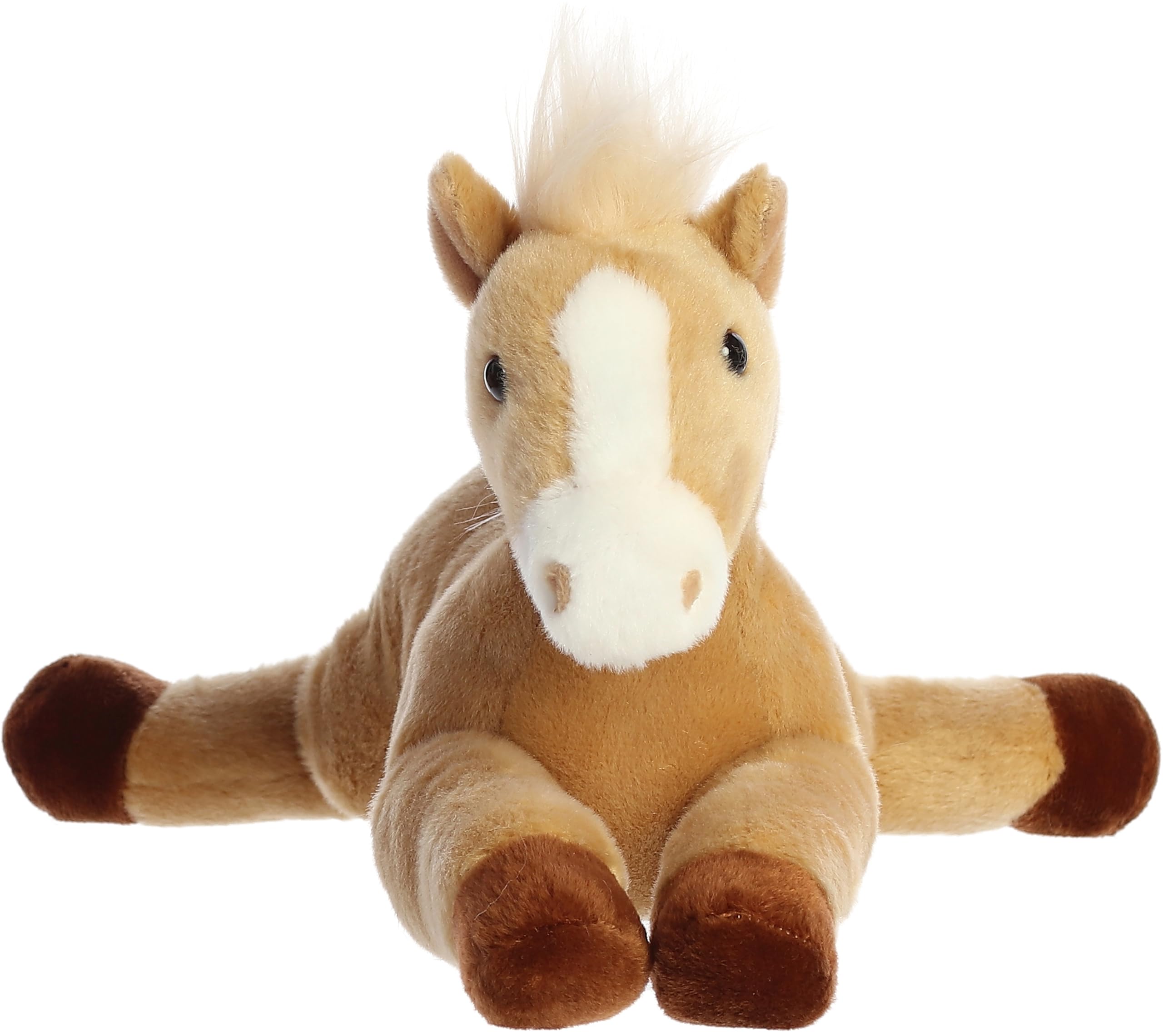 Aurora Adorable Flopsie Butterscotch Pony eye-detail emphasizes large dreamy eyes for expressive storytelling.