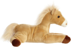 Aurora Adorable Flopsie Butterscotch Pony side-view highlights lifelike mane and tail for imaginative play.