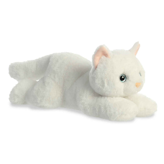 Aurora Flopsie Precious White Kitty overview encourages imaginative play and storytelling.