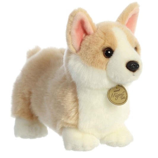 Aurora Miyoni Tots Pembroke Welsh Corgi Pup side view showing lifelike cuddle appeal
