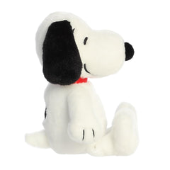 Aurora Adorable Peanuts Snoopy floppy plush scene showcases a perfect cuddle buddy.