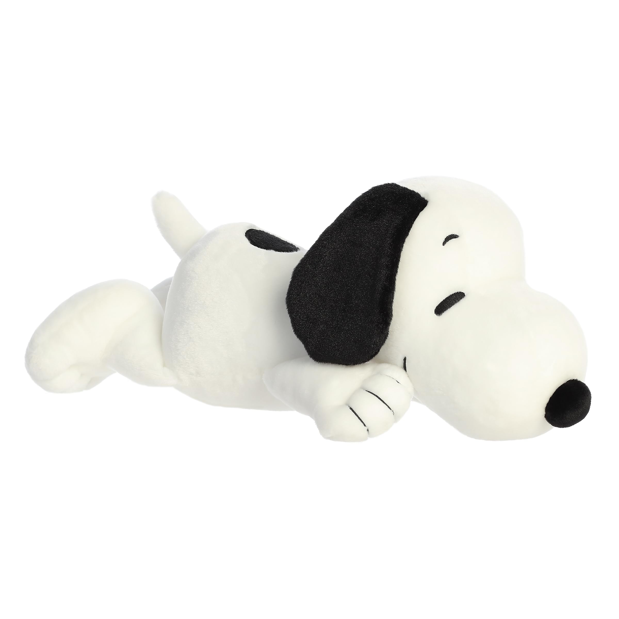 Aurora Adorable Peanuts Snuggle Snoopy front view, showing cuddly plush and authentic design.