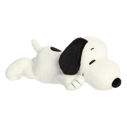 Aurora Adorable Peanuts Snuggle Snoopy front view, showing cuddly plush and authentic design.