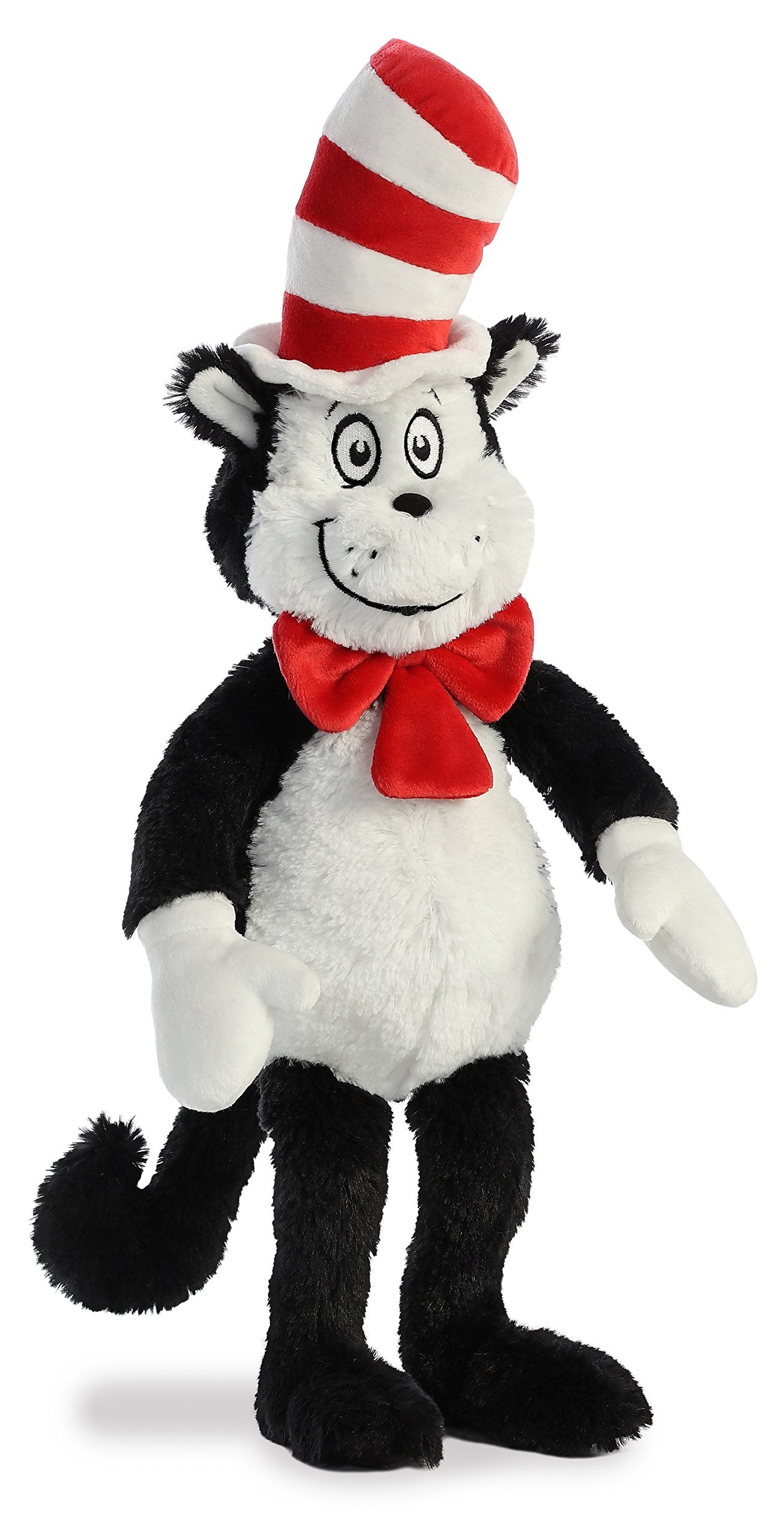 Aurora Cat in the Hat plush full-body view highlights vibrant multicolor design for imaginative play