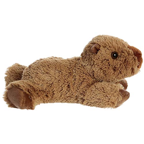 Aurora Charlie Capybara Mini Flopsie resting pose for easy play.