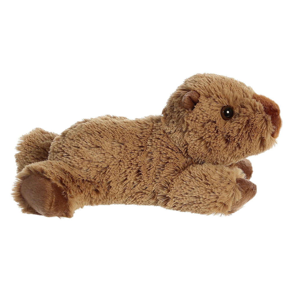 Aurora Charlie Capybara Mini Flopsie is fun to cuddle during stories.