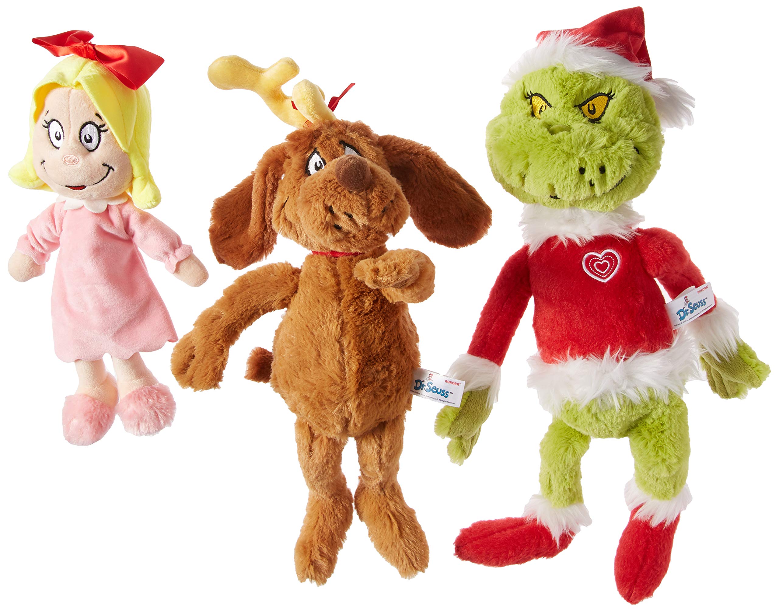 Aurora Cindy Lou Who 12-inch plush for gentle cuddling and storytelling