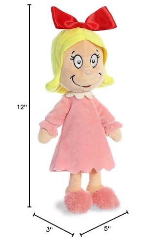 Aurora Cindy Lou Who plush in gift ready packaging great for celebrations and gifting