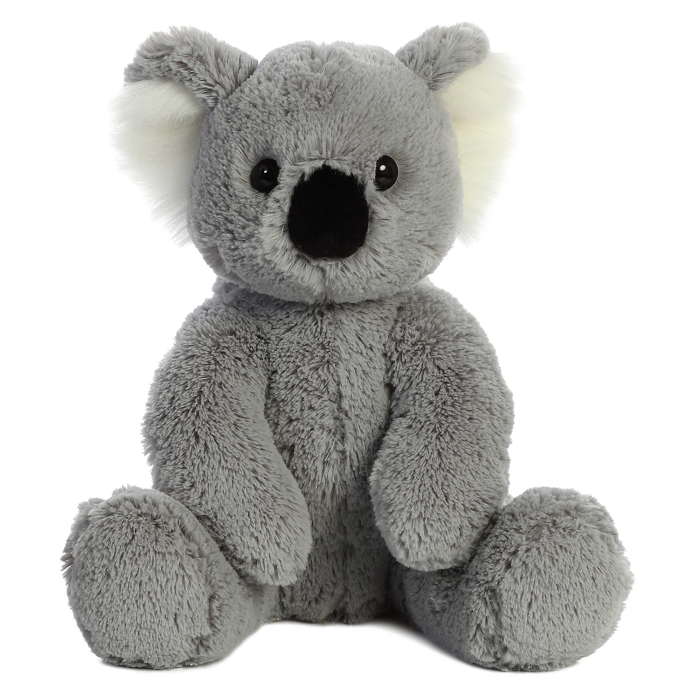 Aurora Cuddly Koala stuffed animal sits upright for display and cuddling.