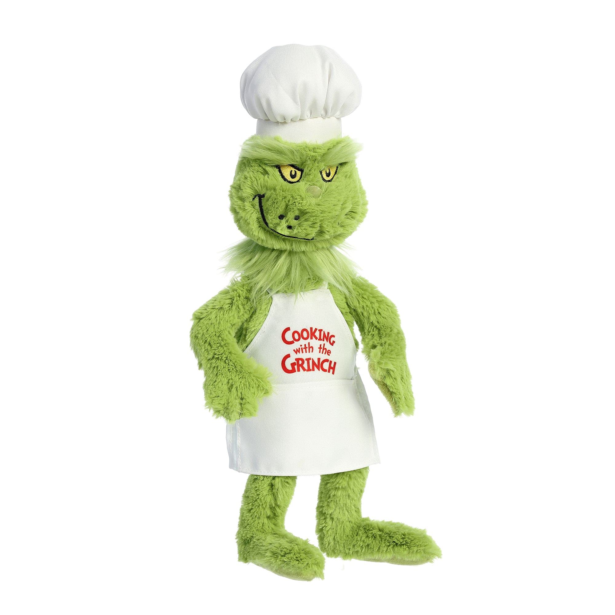 Aurora Dr Seuss licensed Chef Grinch plush for collectors and fans