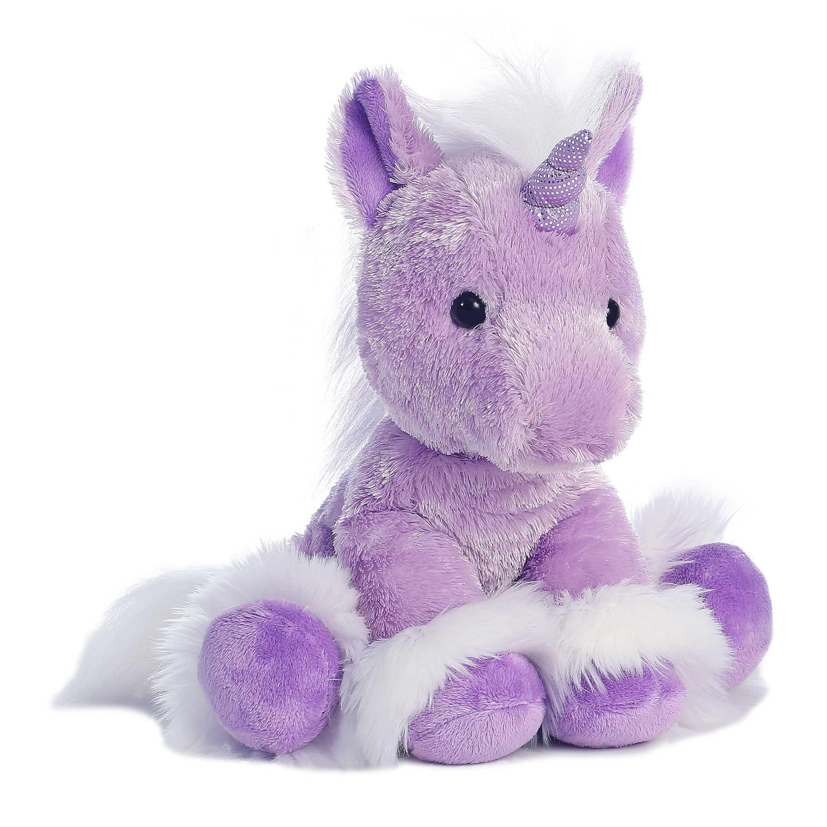 Aurora Dreaming of You unicorn plush with fluffy mane for cozy play