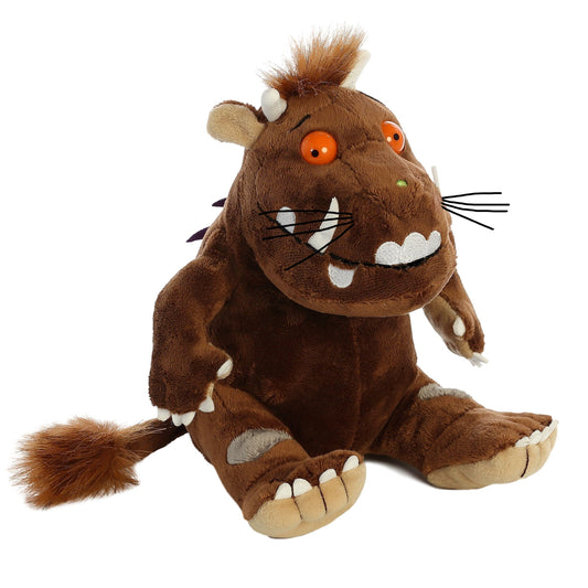 Aurora Enchanting Gruffalo stuffed animal with safety eyes for lasting play.