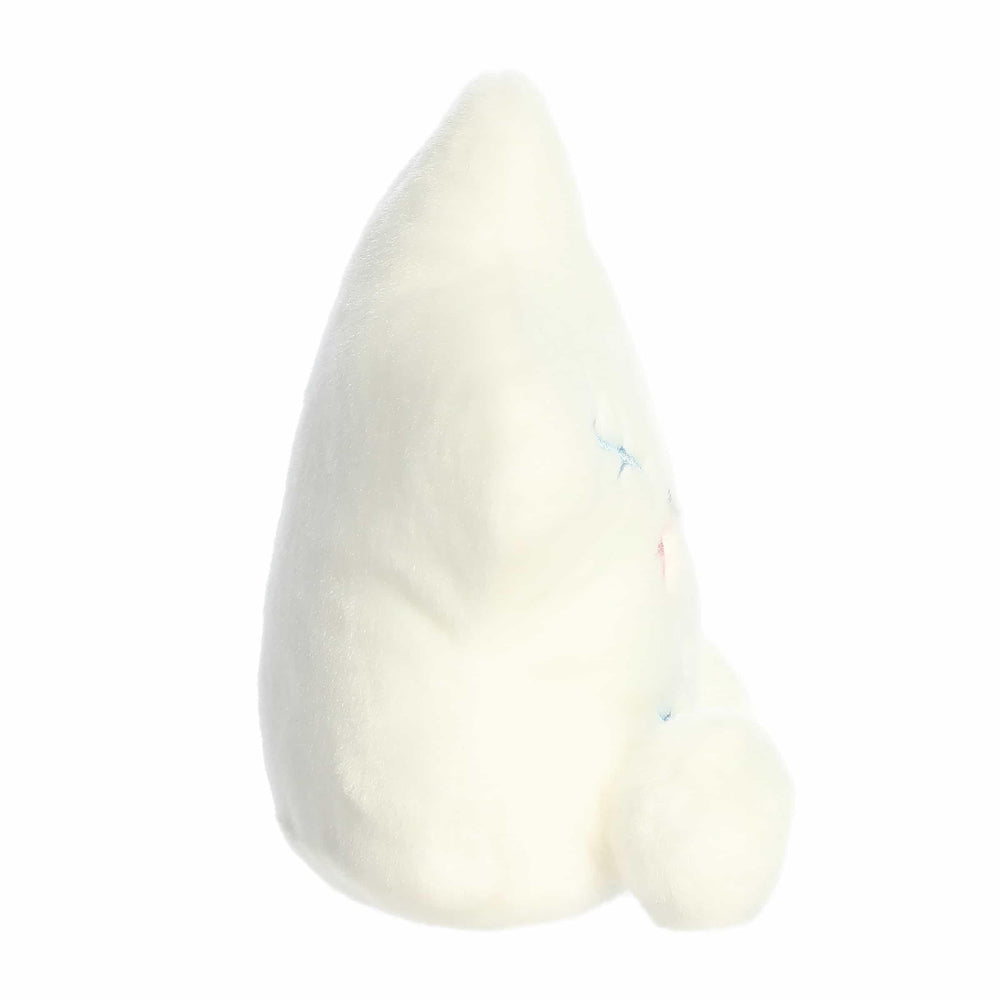 Aurora Festive Palm Pals Snowflake plush held in hand shows 7.5-inch size for gifting