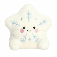 Aurora Festive Palm Pals Snowflake plush close-up highlighting soft texture for cozy gifting