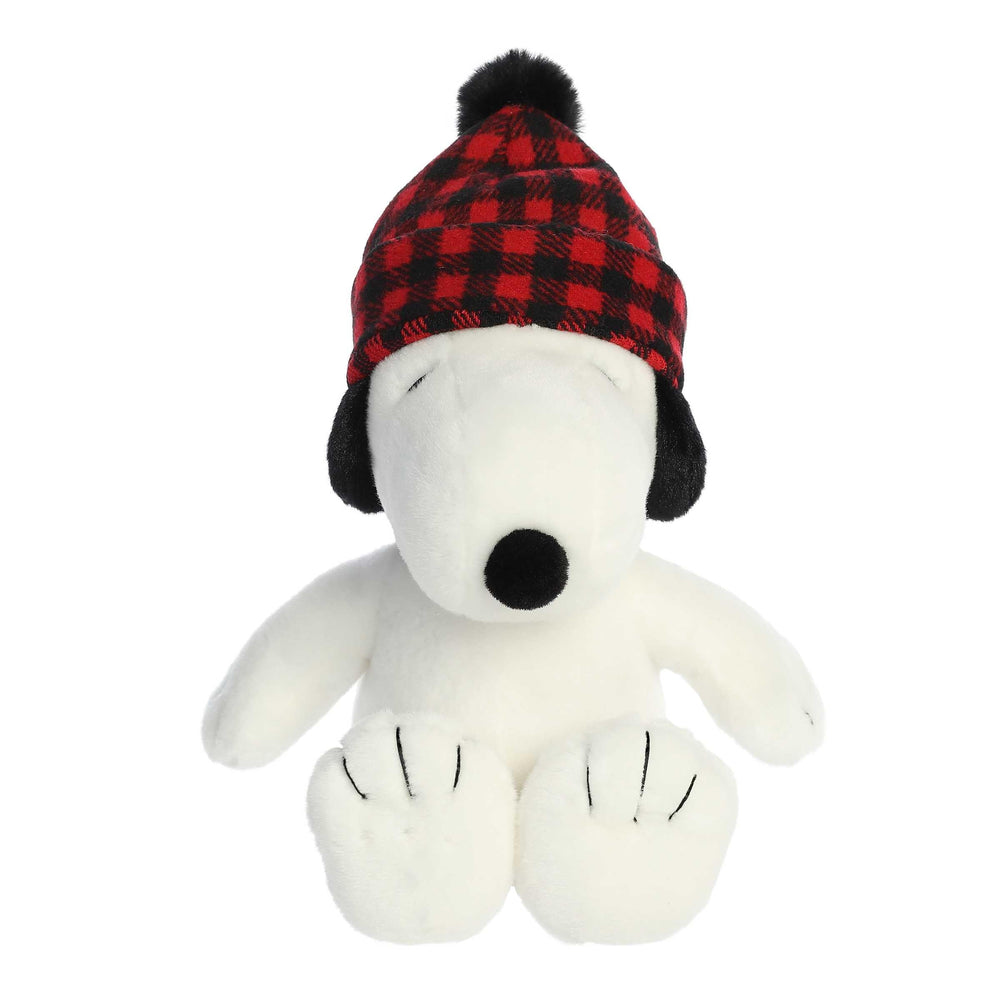 Aurora Snoopy plush side view showing durable materials for lasting memories