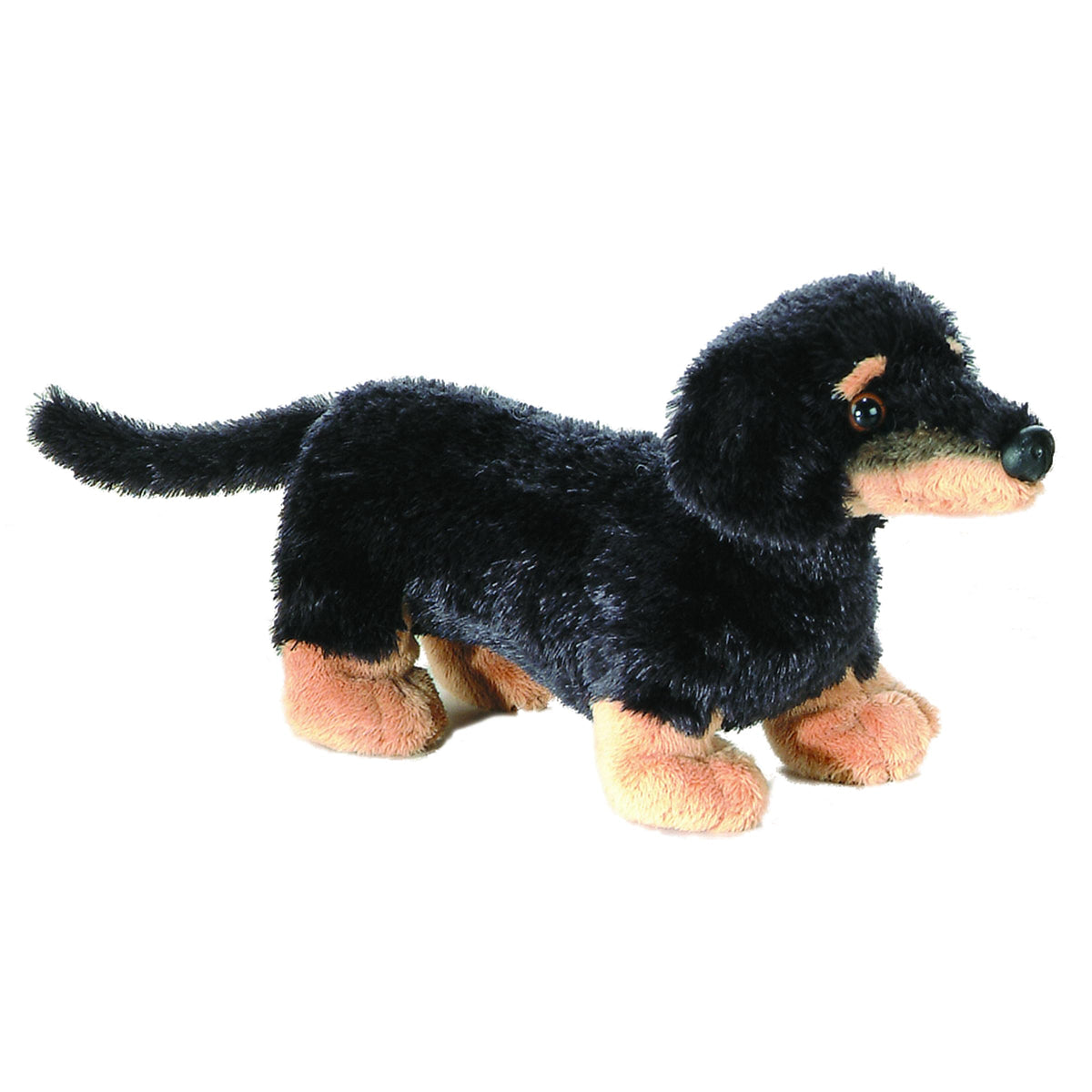 Aurora Flopsie Sausage Too 12in plush in brown with soft fur for cozy hugs.