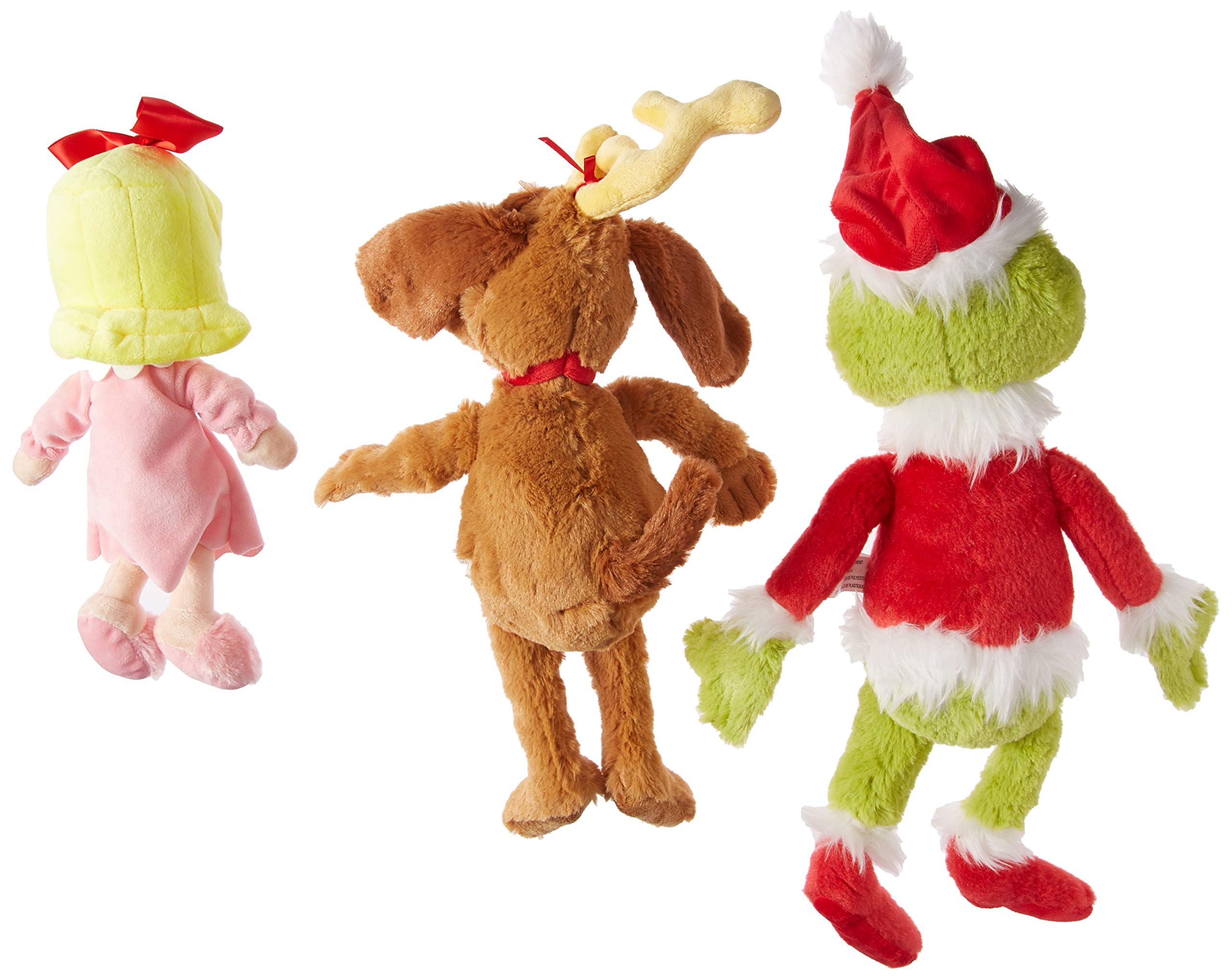 Aurora Grinch Santa 19-inch plush for festive play and holiday display