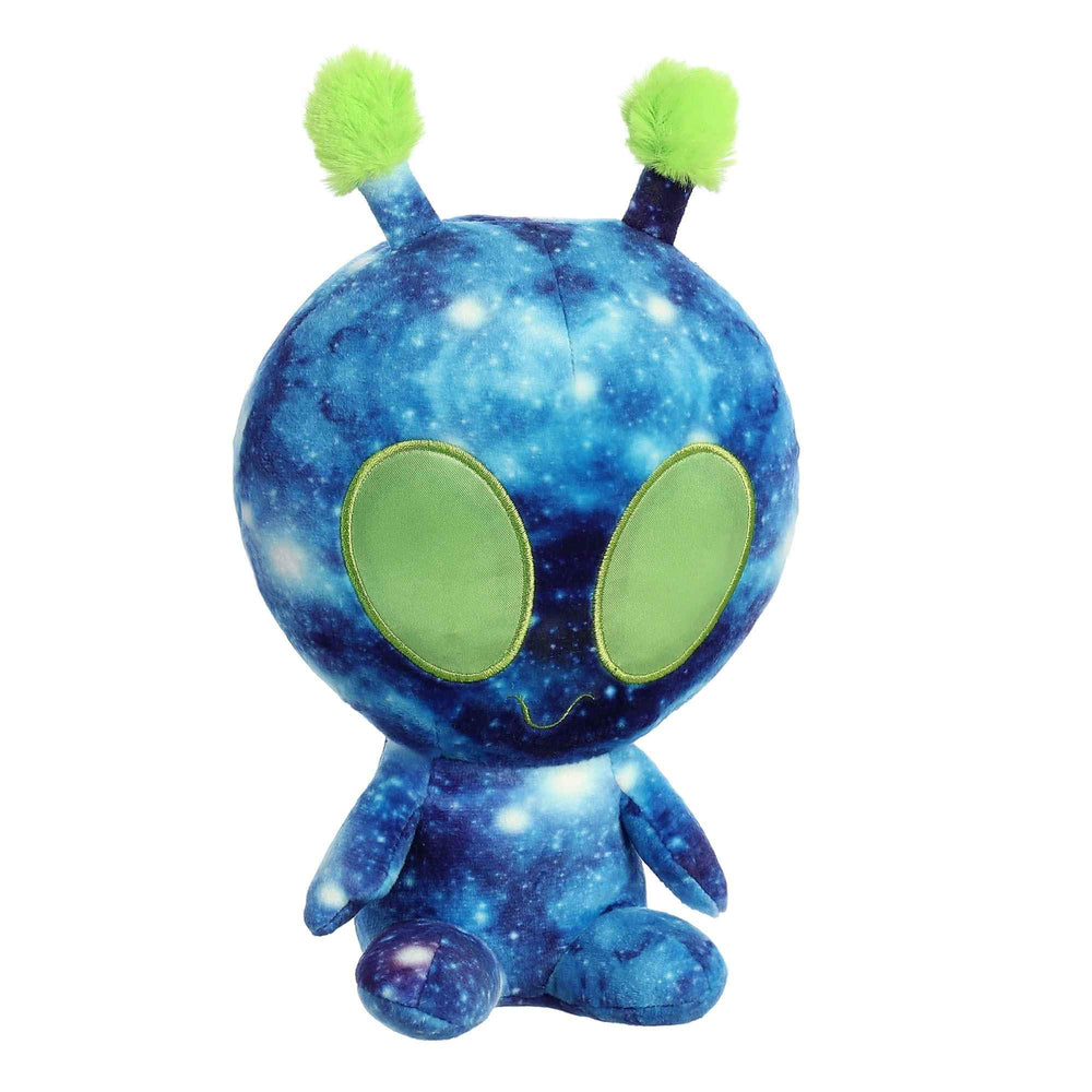 Aurora Nebula alien plush in gift-ready packaging