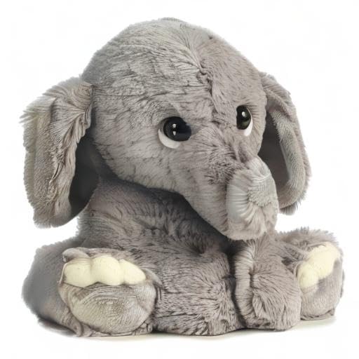 Aurora Lil Benny Phant plush with soft ears, ideal bedtime companion.