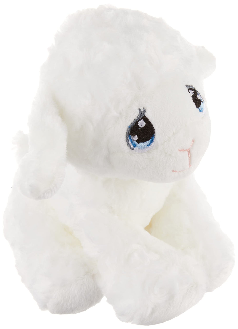 Aurora Luffie Lamb white front view with cloud-soft plush for comforting hugs.