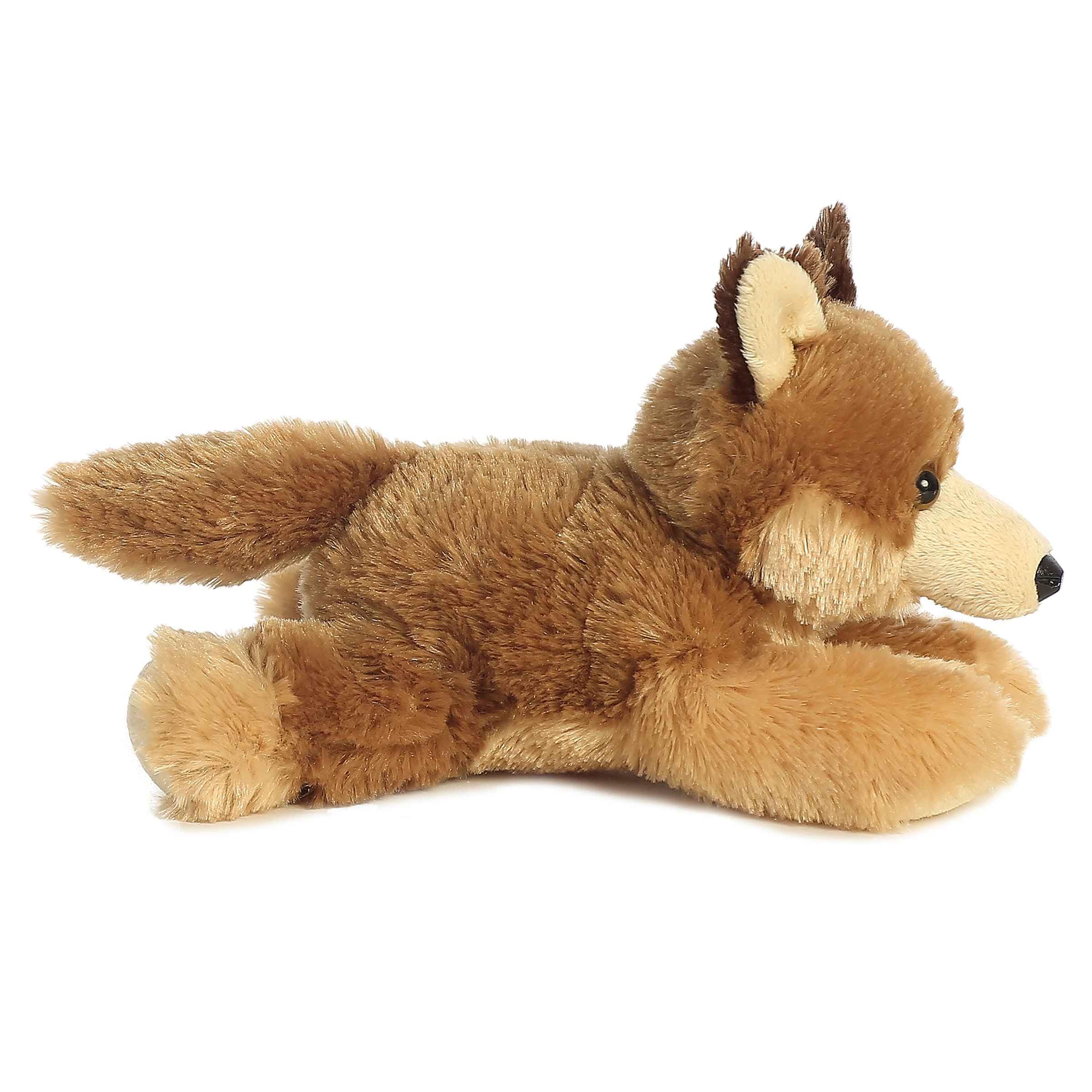 Aurora Clever Coyote soft fur detail ideal for calm playtime and decorative displays.