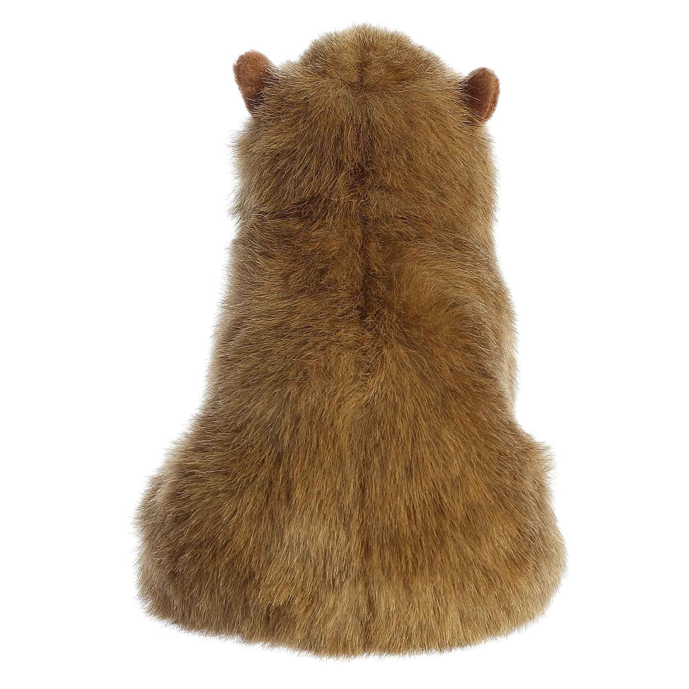Aurora Miyoni capybara plush bean pellets provide stability for safe, ages-spanning play.