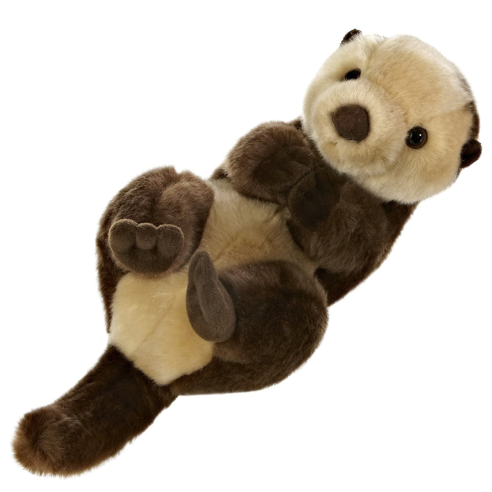 Aurora Miyoni sea otter soft plush, ideal for gentle hugs and imaginative play.